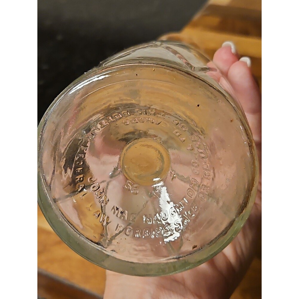 Vintage 1956 John MacNaughton Decanter Canadian Whiskey 13 1/2" No Stopper EUC - Picture 6 of 10